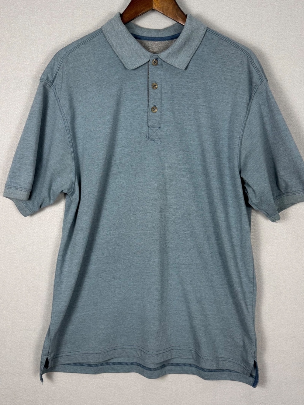 RedHead Men's M/L Gray Polo Shirt Button Front